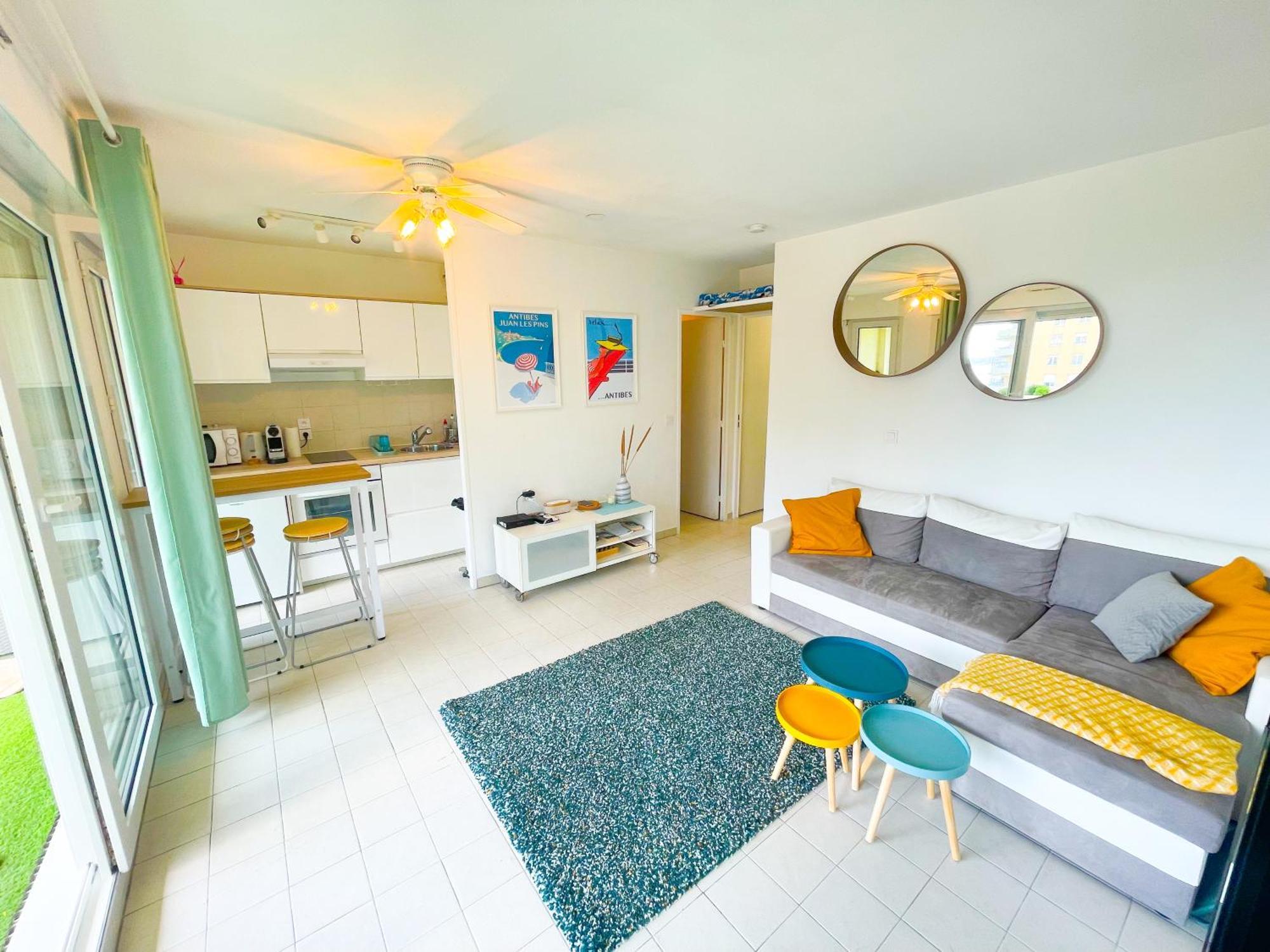 1 Bedroom Sea View, Swimming Pool, Beach On Foot, Parking أنتيب المظهر الخارجي الصورة