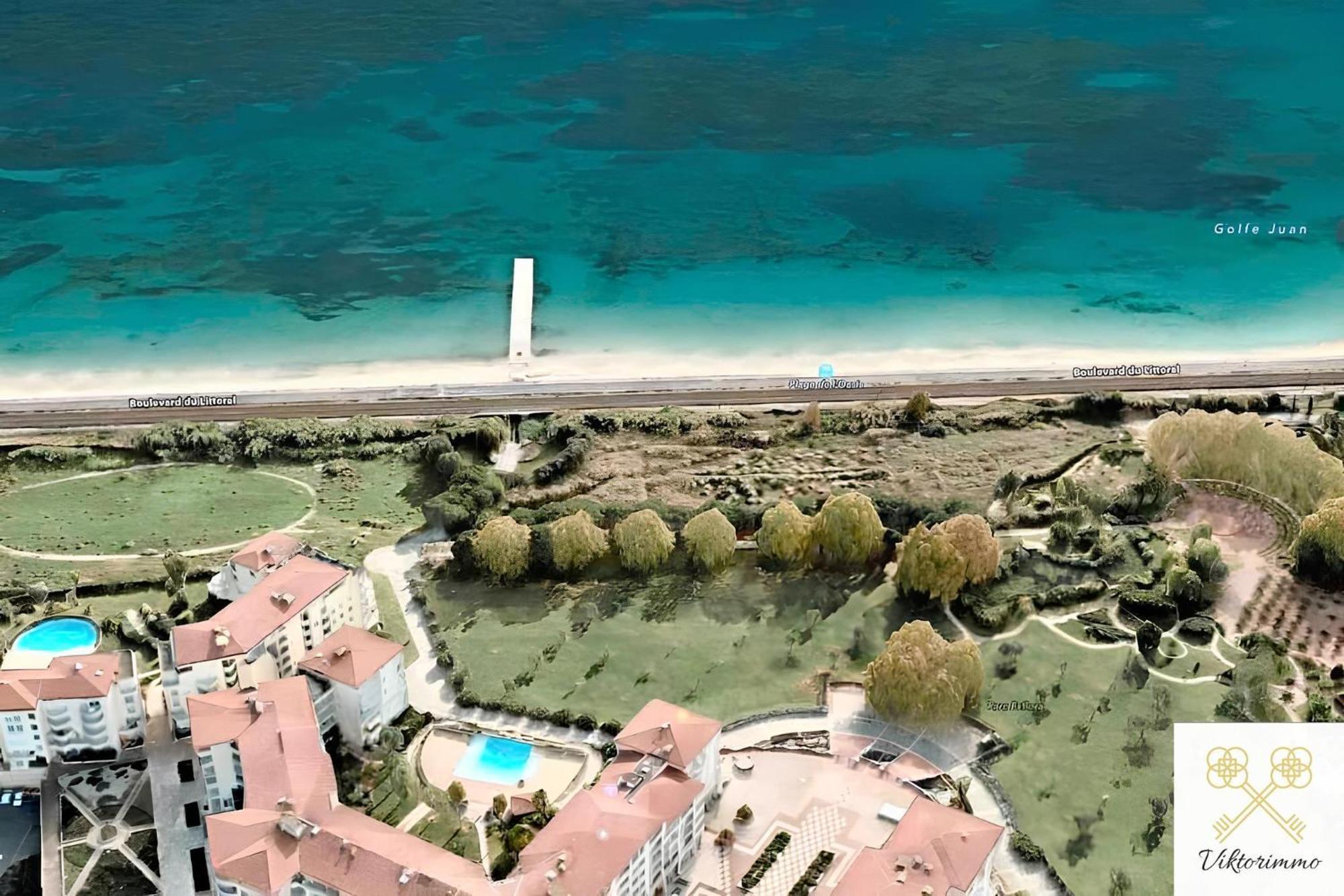 1 Bedroom Sea View, Swimming Pool, Beach On Foot, Parking أنتيب المظهر الخارجي الصورة